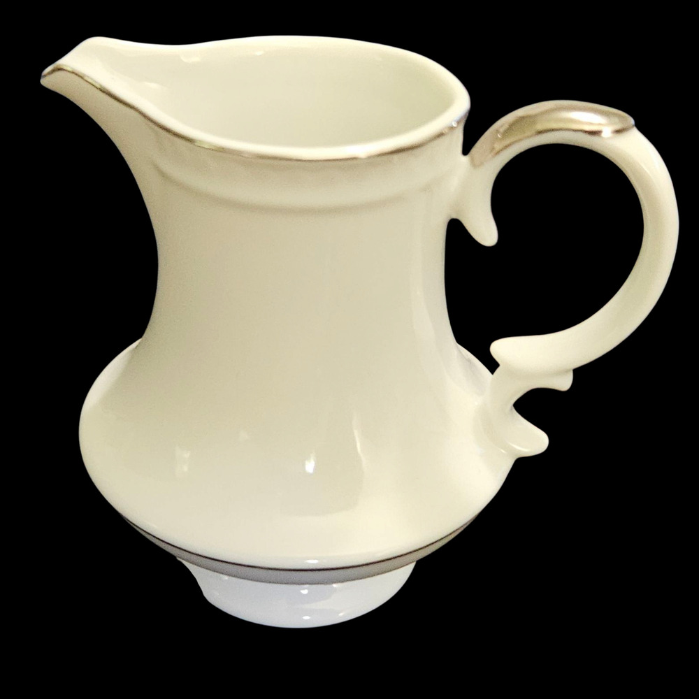 Noritake Ambassador Ivory Silver Trim Creamer Japan